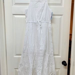 Cat & Jack white eyelet maxi dress